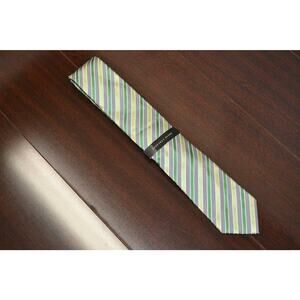 0123 NEW Mens‎ Geoffrey Beene Everyday Striped Classic Neck Tie One Size